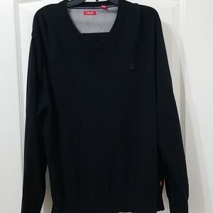 ⛱️Izod Black V-neck Sweater Size XXL